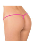 Coquette Low Rise G-String Hot Pink OS/XL 2