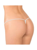 Coquette Low Rise G-String White O/S 2