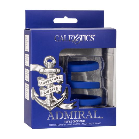 Calexotics Admiral Triple Cock Cage retail packaging 