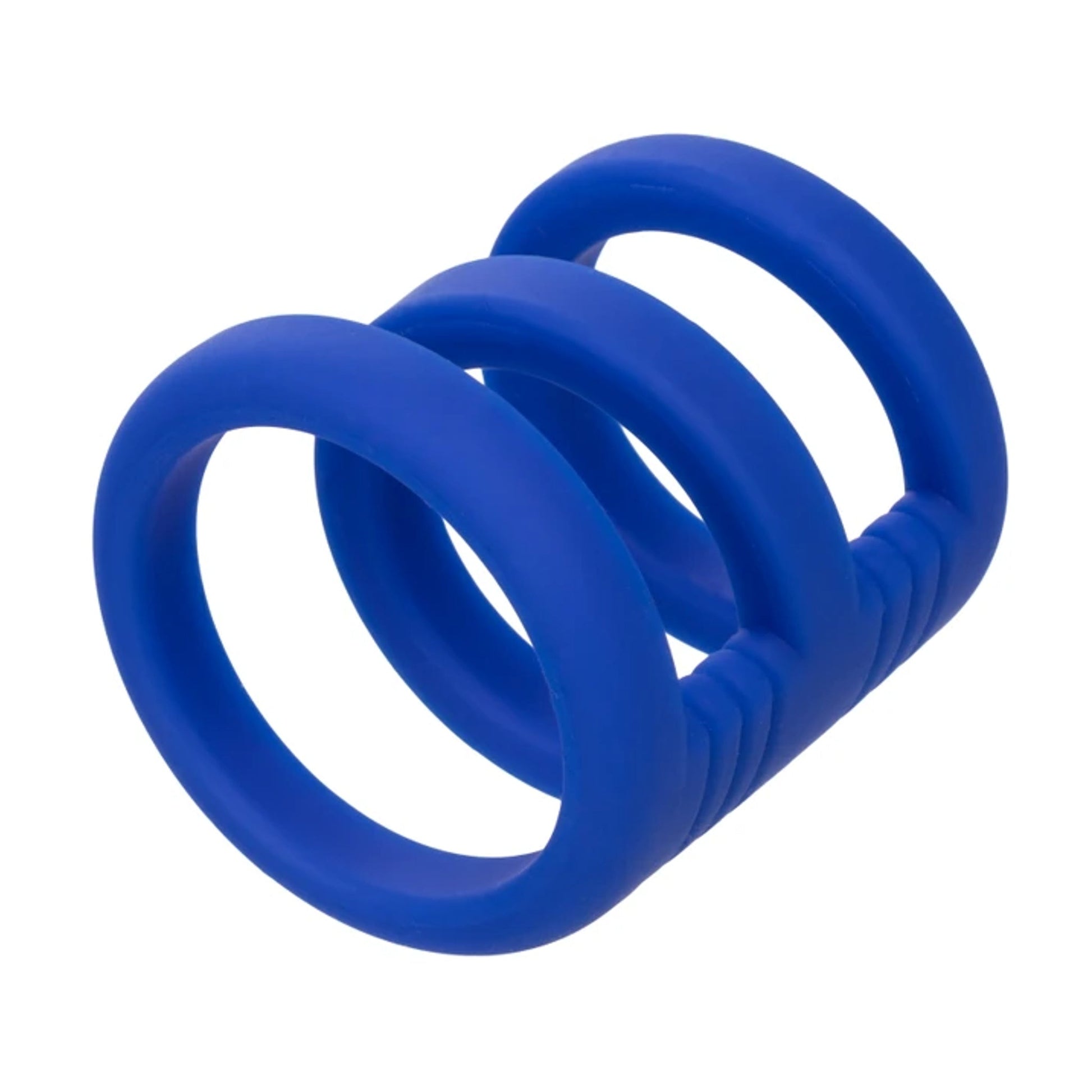 Bottom view of stacked support rings 