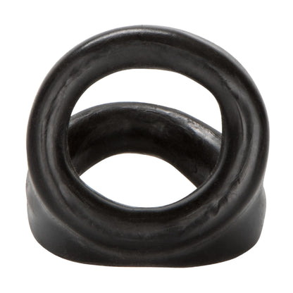 Rear view of black dual support ring openings 