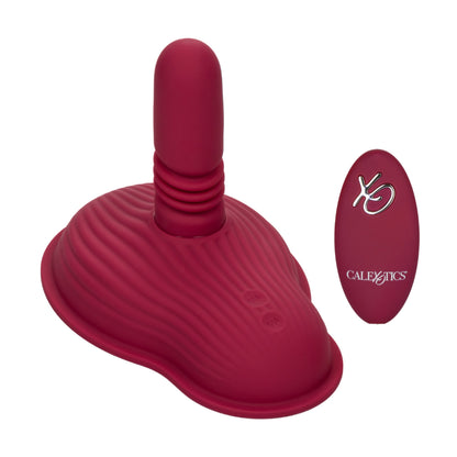 Dual Rider thrusting vibrator with wireless remote