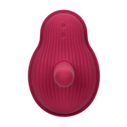 Top view of textured thrusting vibrator