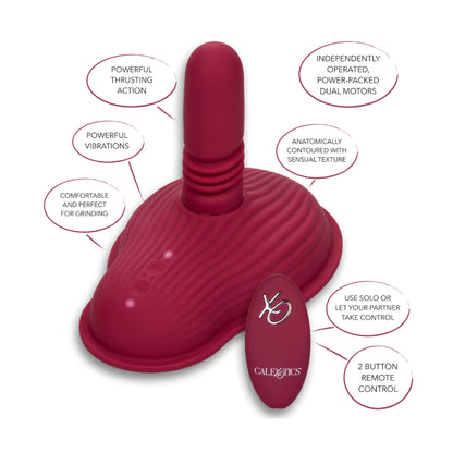 Feature overview of thrusting vibrator and remote