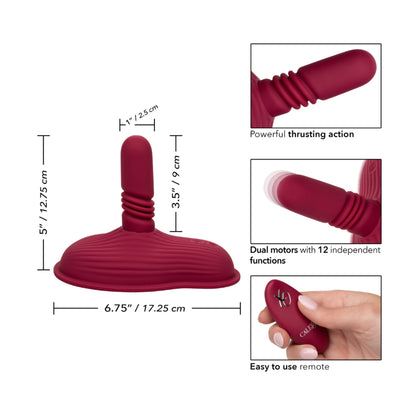 Dimensions and thrusting feature diagram