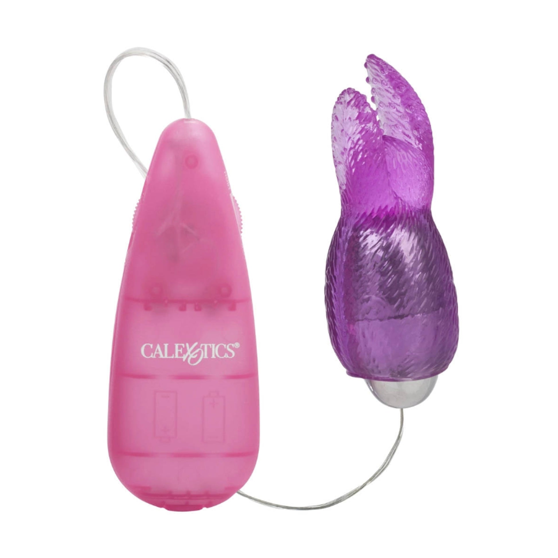 Multi-speed stimulator with Snow Bunny sleeve attached