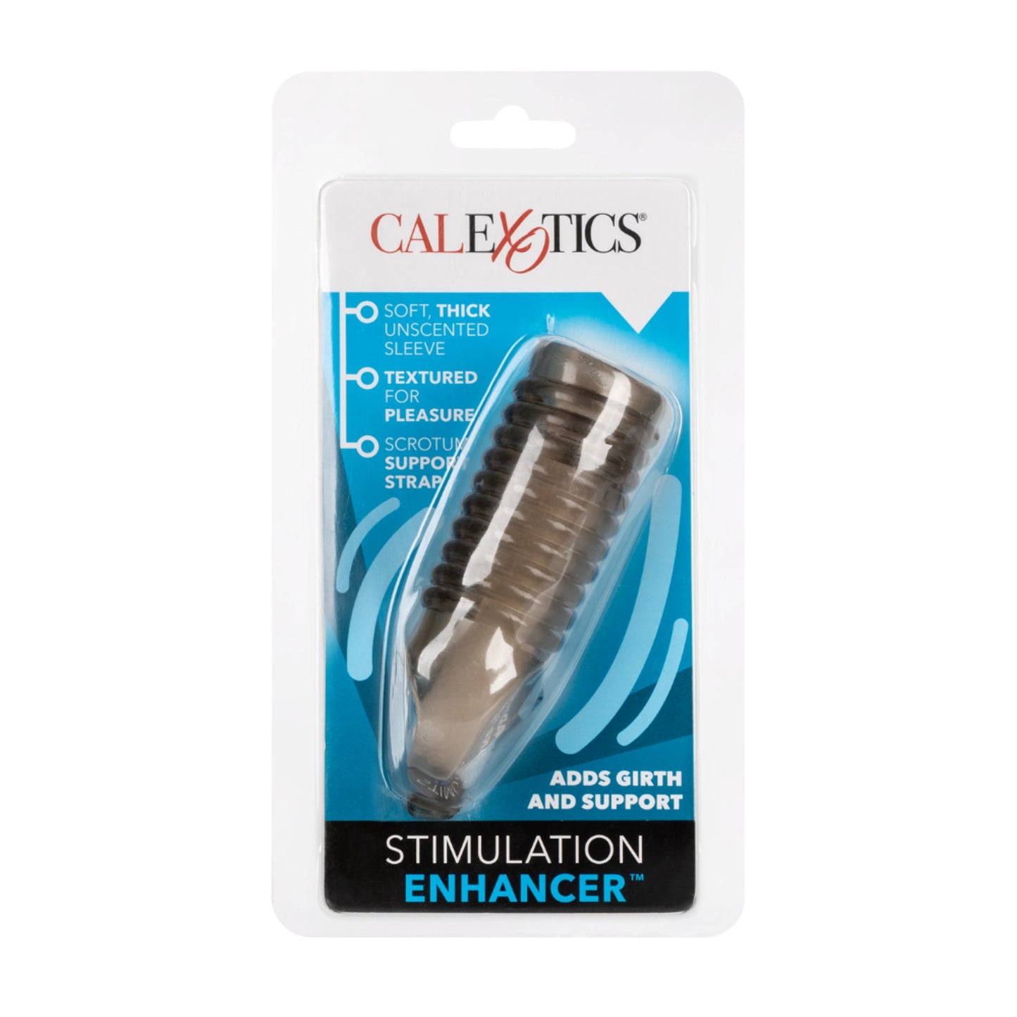 Calexotics Stimulation Enhancer Sleeve Smoke in retail packaging