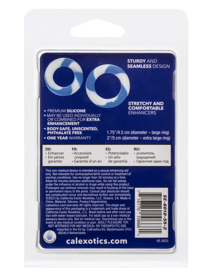 Calexotics Admiral Cock Ring Twin Pack