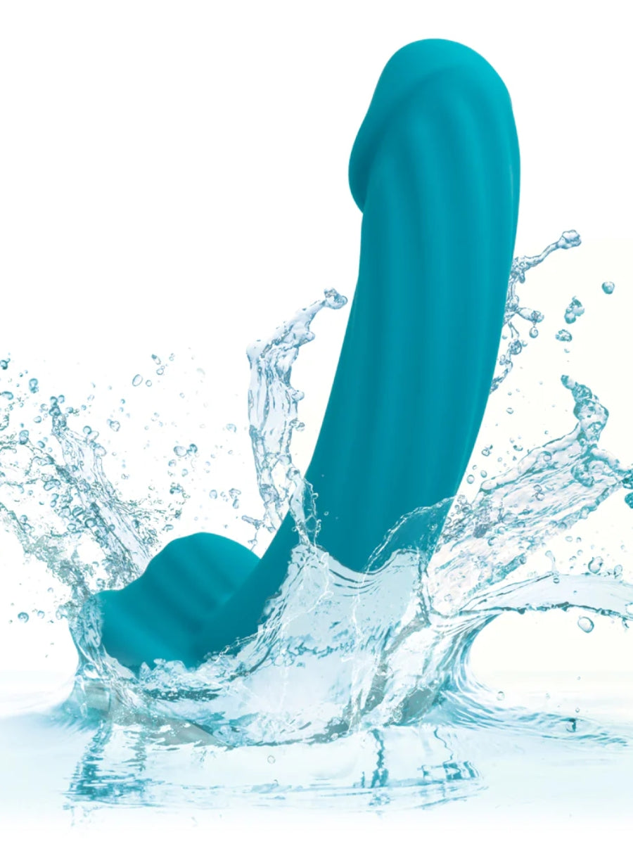 Calexotics G-Ride Long Haul Vibrating Dildo Blue