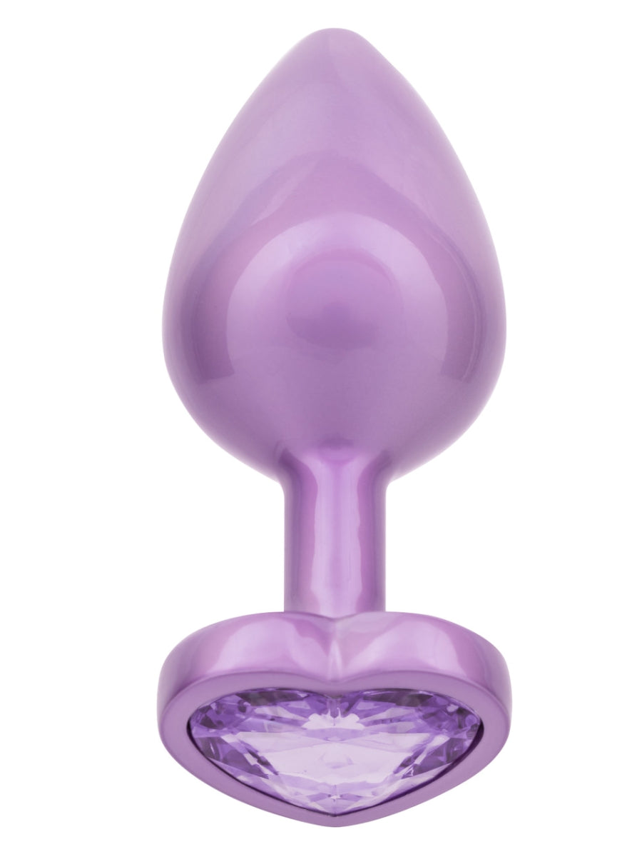 Calexotics Jewel Large Amethyst Heart Plug