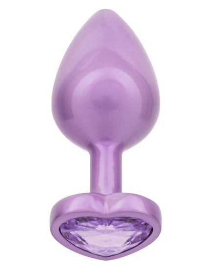 Calexotics Jewel Large Amethyst Heart Plug