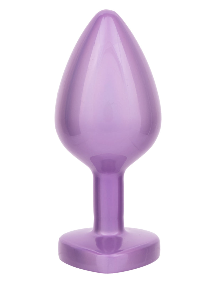Calexotics Jewel Large Amethyst Heart Plug