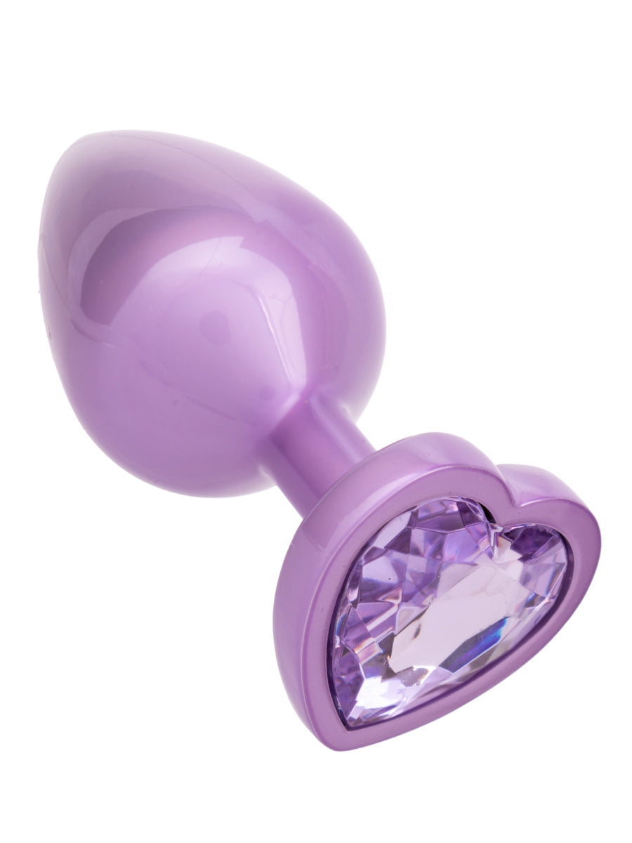 Calexotics Jewel Large Amethyst Heart Plug
