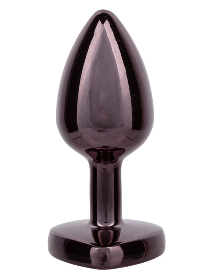 Calexotics Jewel Small Black Diamond Heart Plug