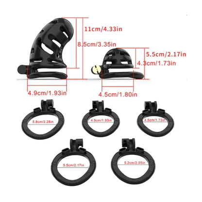 Dimensions and ring size chart 