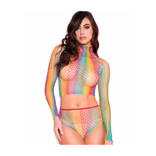 Cindylove Bodystocking 60209 front view on model 