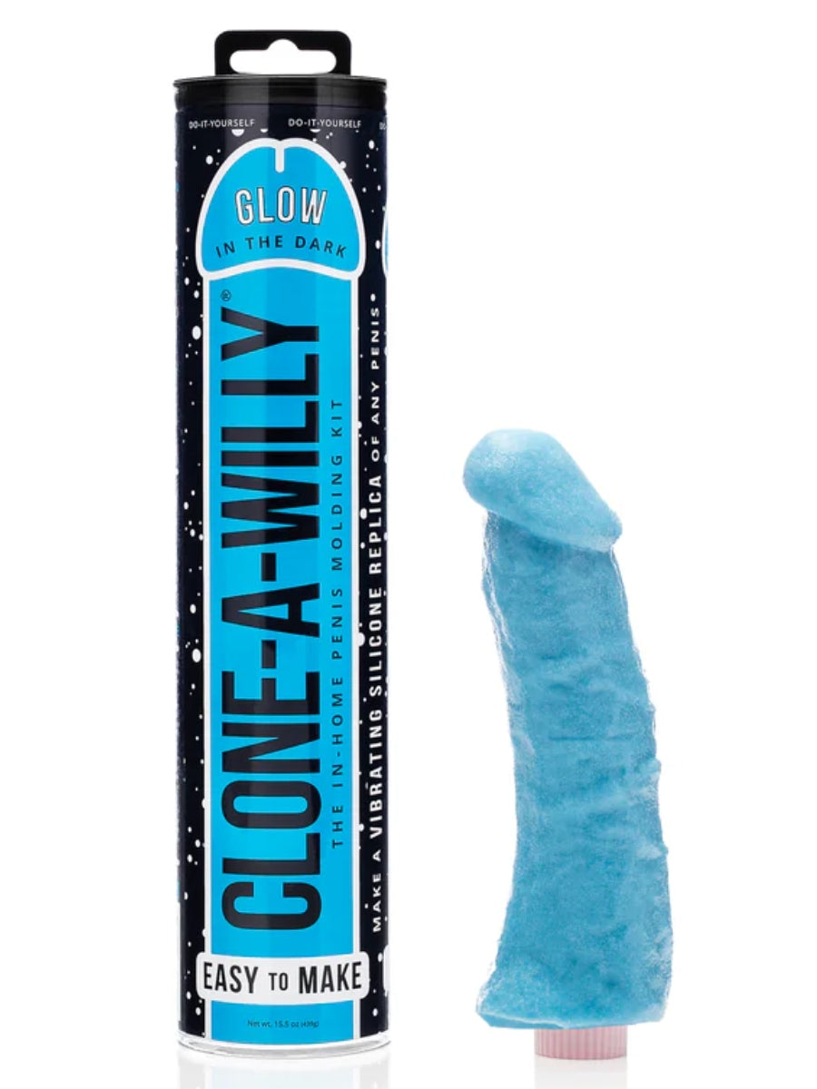 Clone-A-Willy DIY Vibrating Dildo Kit GITD Blue 2