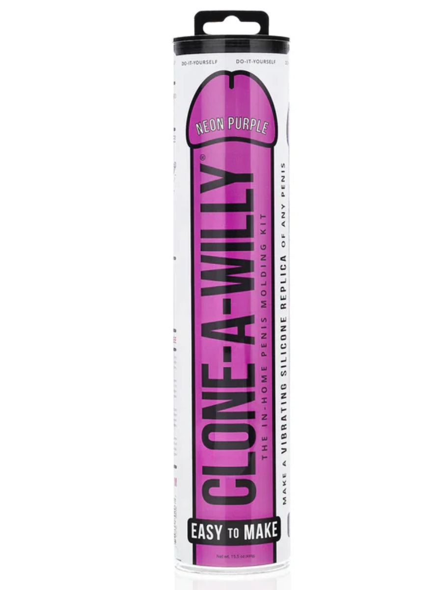 Clone-A-Willy DIY Vibrating Dildo Kit Neon Purple 1