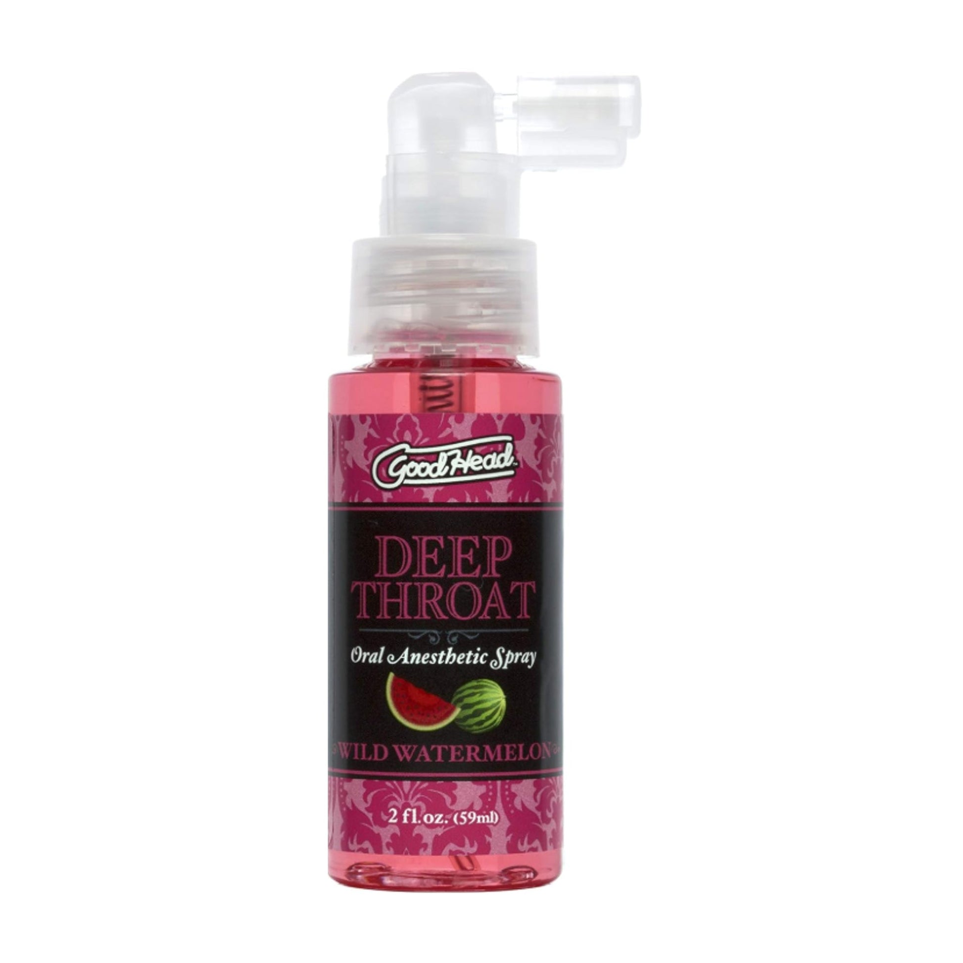 Doc Johnson Good Head Deep Throat Spray Watermelon 59ml retail packaging