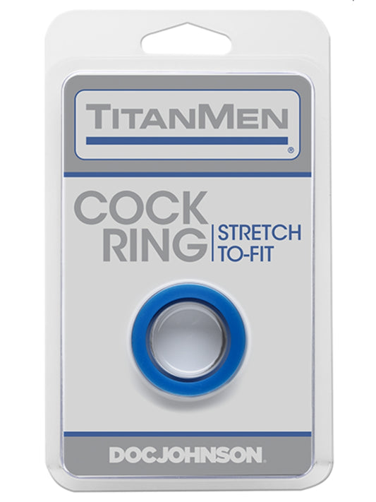 Doc Johnson Titanmen Cockring Blue