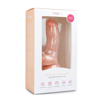 Easy Toys Realistic 5.9 Inch Dildo Flesh in retail packaging