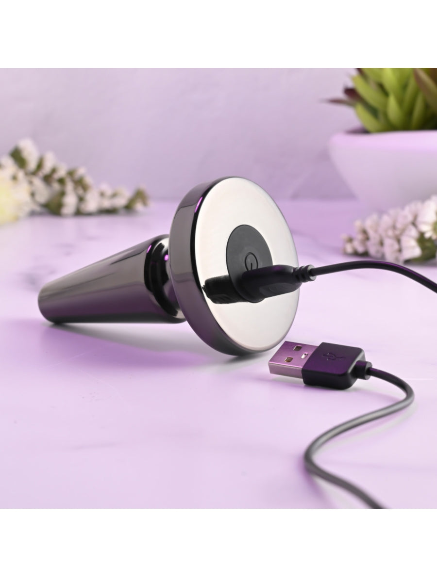 Evolved Beginner Vibrating Metal Anal Plug