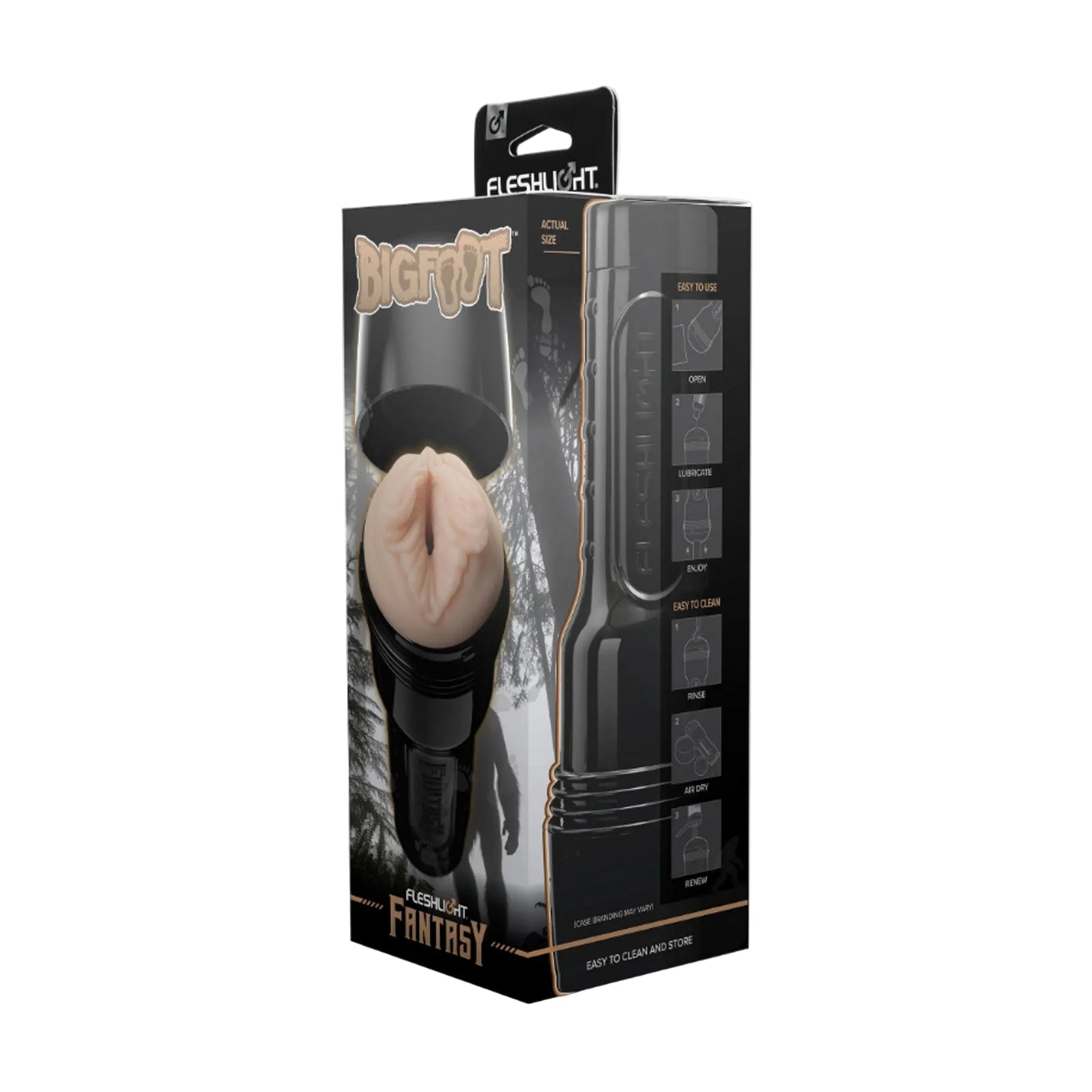Fleshlight Fantasy Bigfoot Vagina retail packaging front view