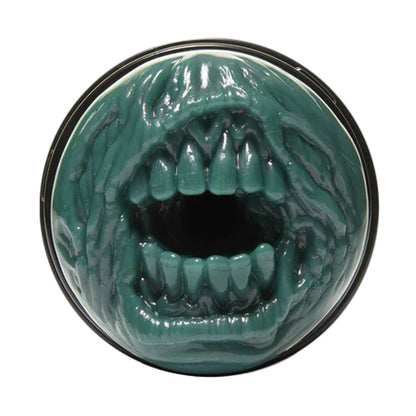 Zombie mouth sleeve opening with teeth detail close-up