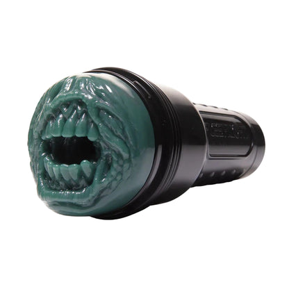 Zombie mouth Fleshlight angled product view in black case