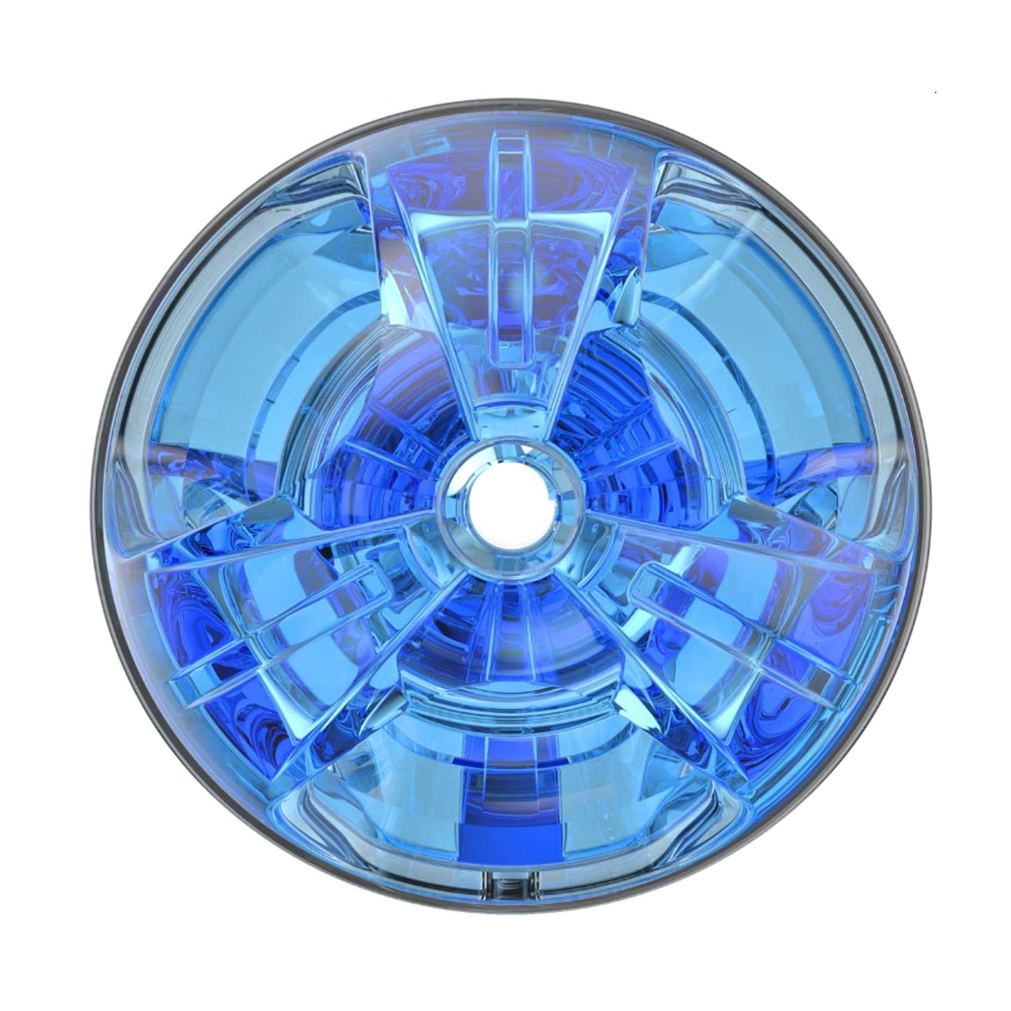 Blue turbine style sleeve entrance