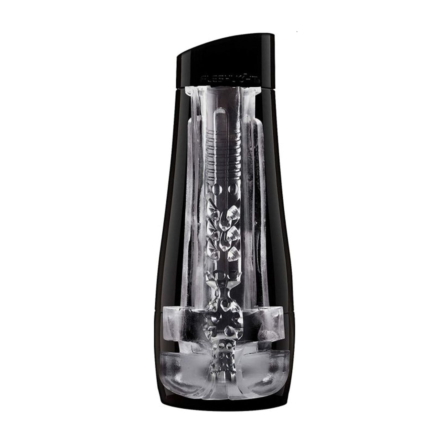 Fleshlight Flight case with clear sleeve internal view