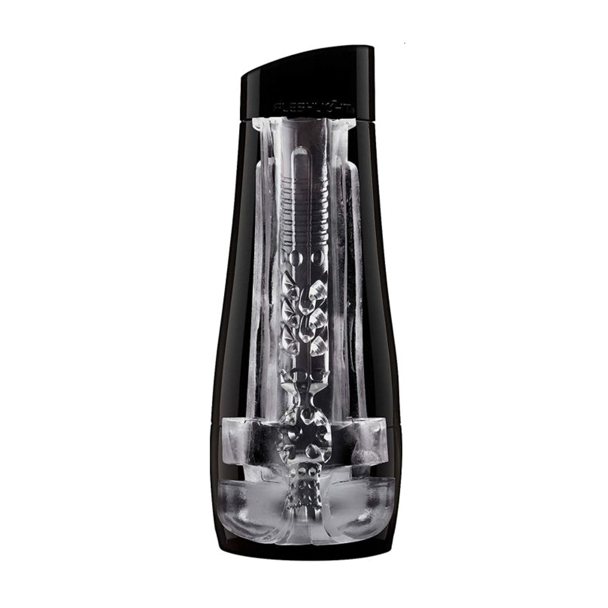 Fleshlight Flight case with clear sleeve internal view