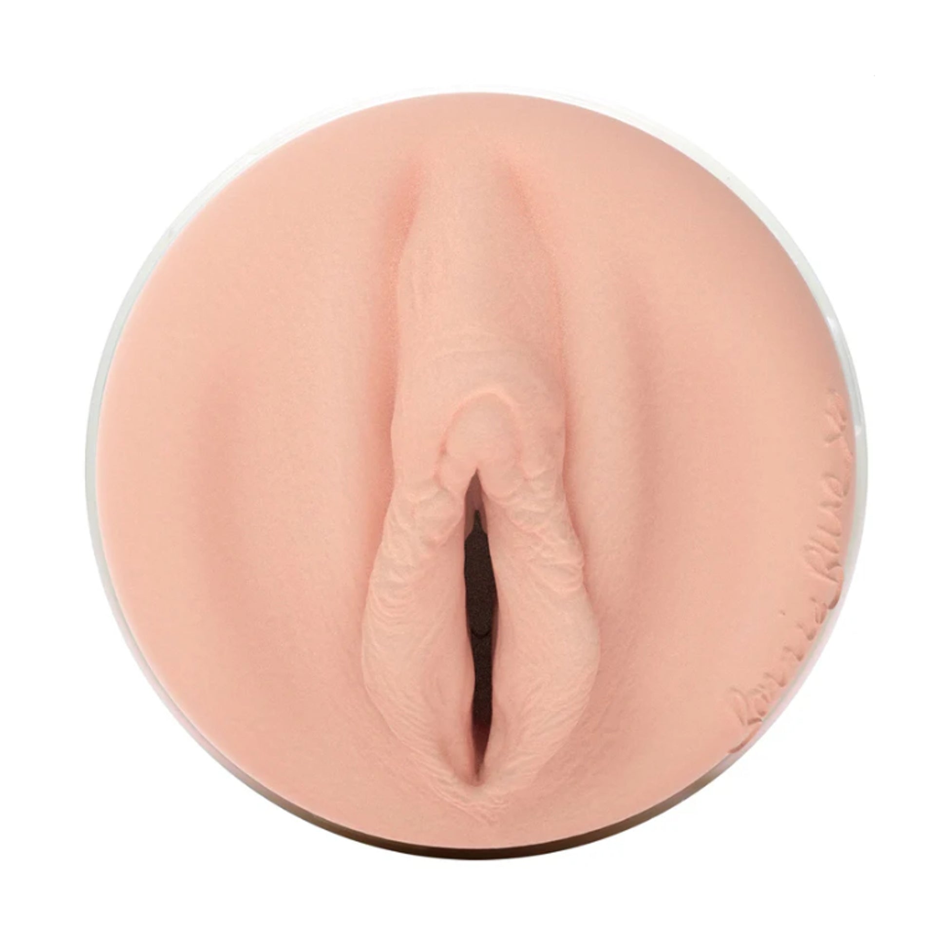 Bonnie Blue sleeve opening close-up showing realistic external detail