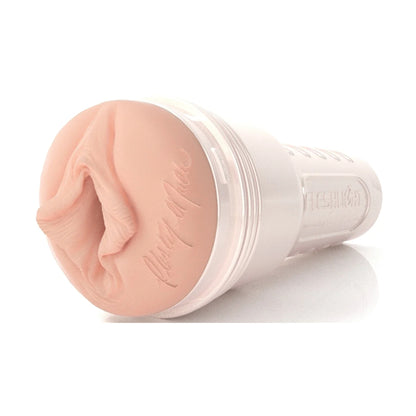 Angled view of Christy Mack vaginal opening and case