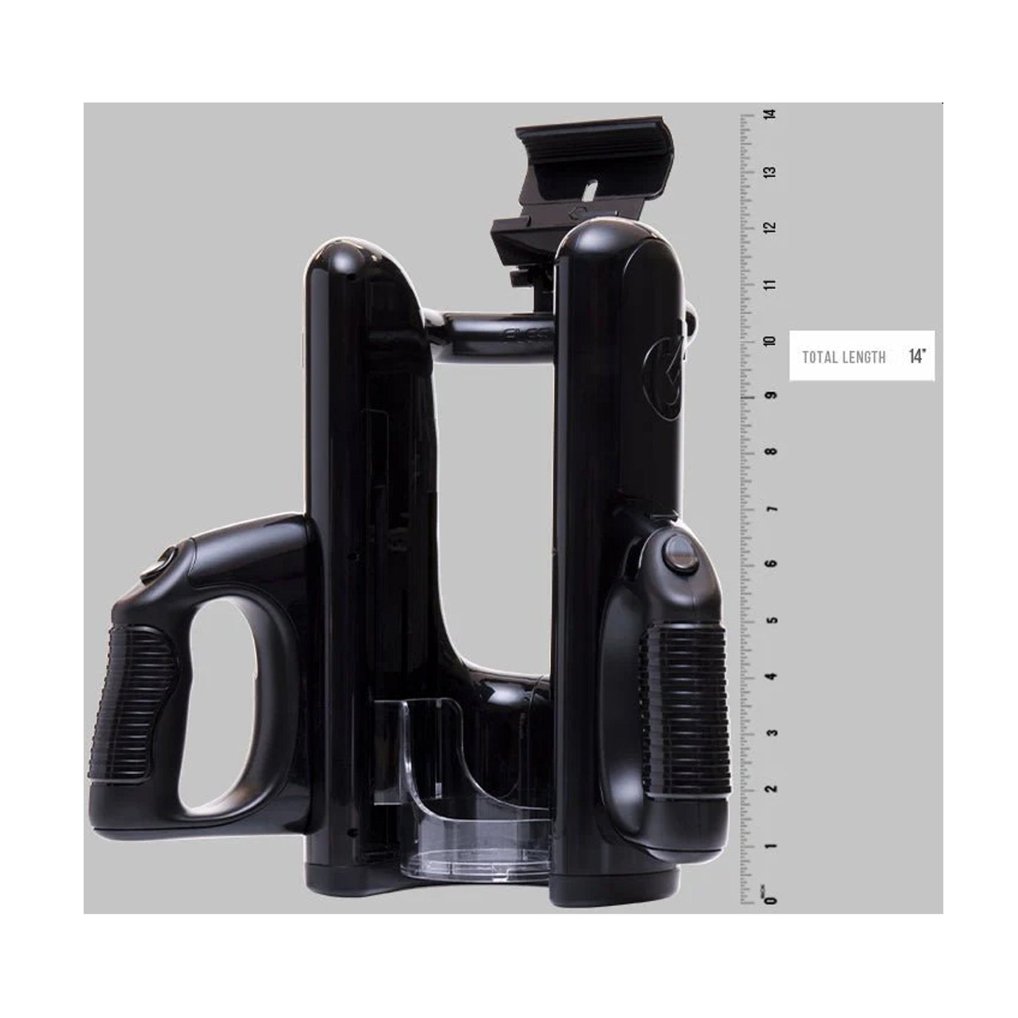 Quickshot Launch V2 stroking simulator measurement size guide image