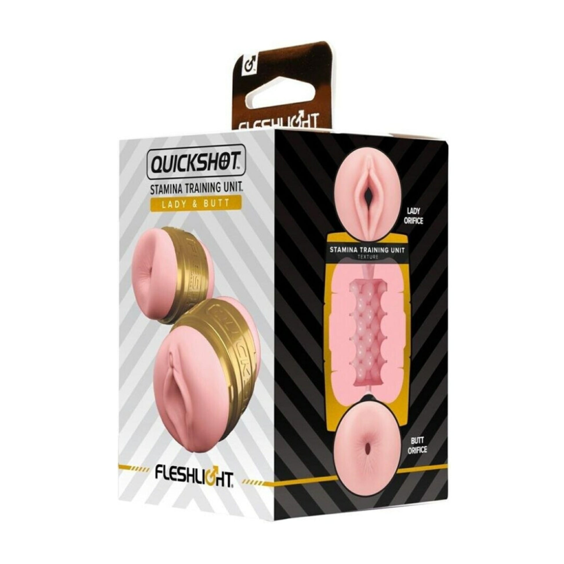 Fleshlight Quickshot Stamina Training Unit Lady-Butt retail packaging