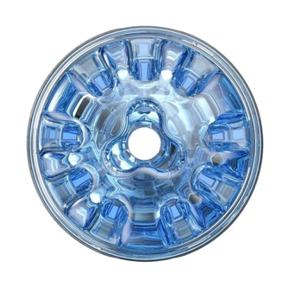 Front view of blue Quickshot Turbo suspended entry ring