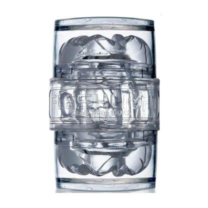 Clear Fleshlight Quickshot Vantage fully assembled