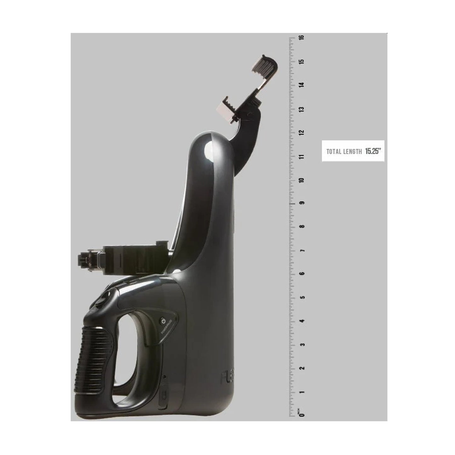 Ratcheting strap system securing stroker in cradle
