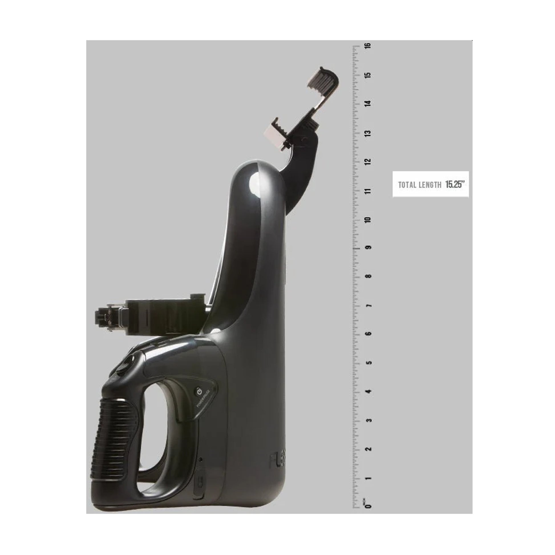 Ratcheting strap system securing stroker in cradle