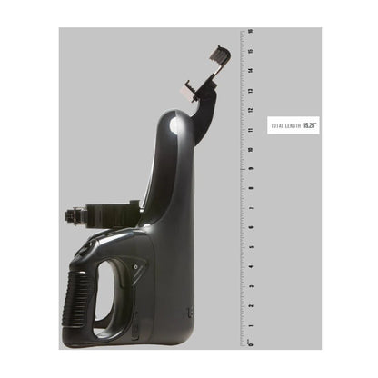Ratcheting strap system securing stroker in cradle
