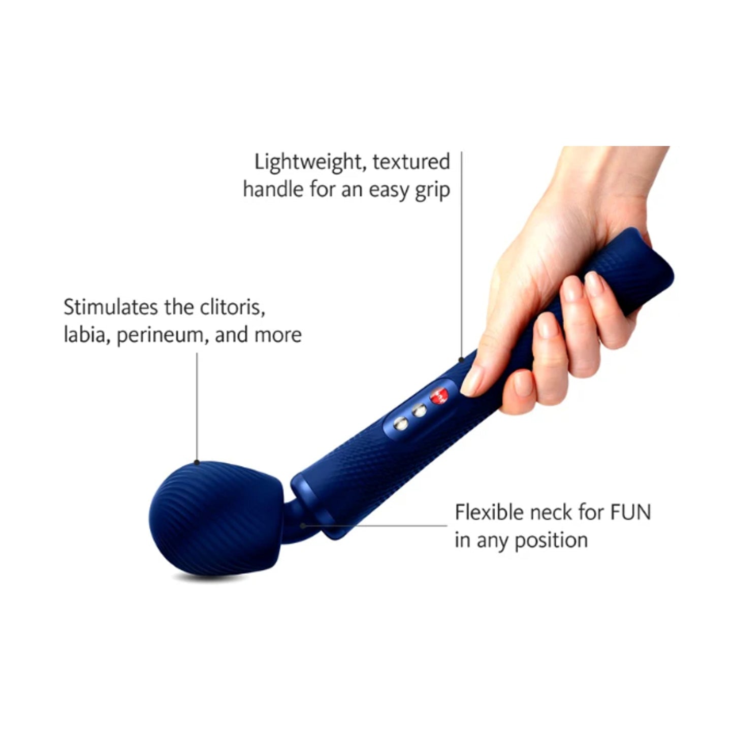 Flexible neck and handle grip demonstration