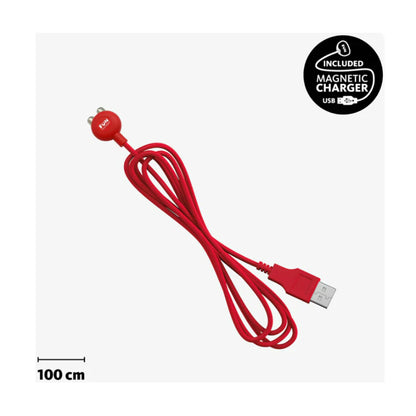 Magnetic USB charging cable included