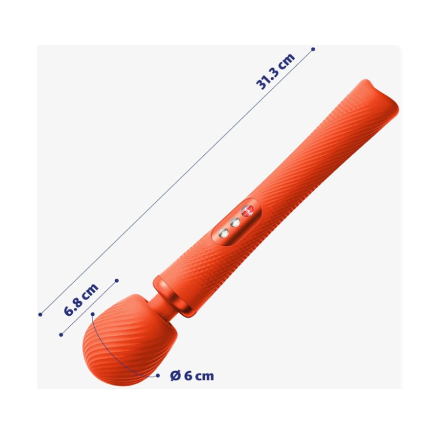 Wand dimensions and measurements diagram