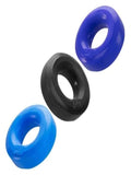 Hunky Junk Huj Stacking Cock Ring 3 Pack 3