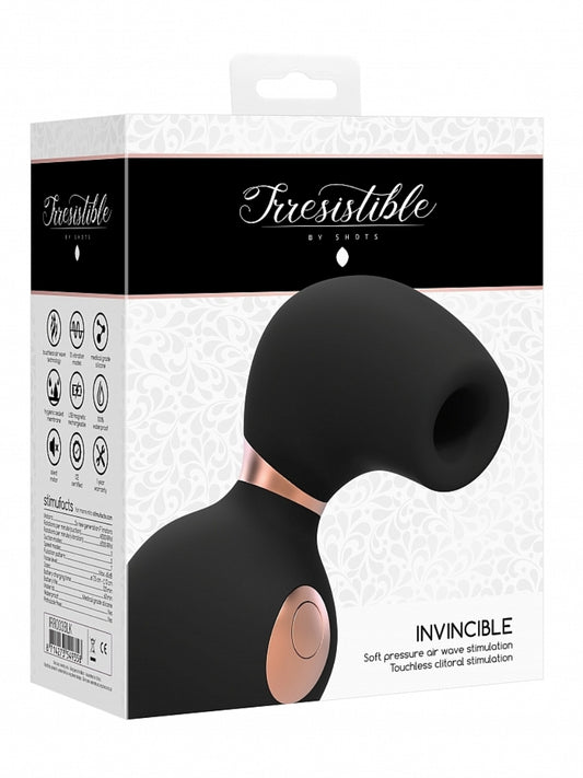 Irresistible Invincible Black Air Wave Vibrator