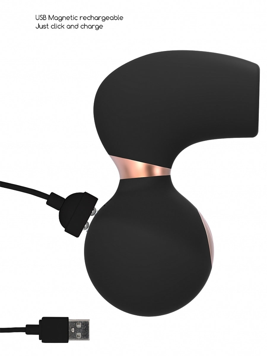 Black Air Wave Vibrator with Charging Function