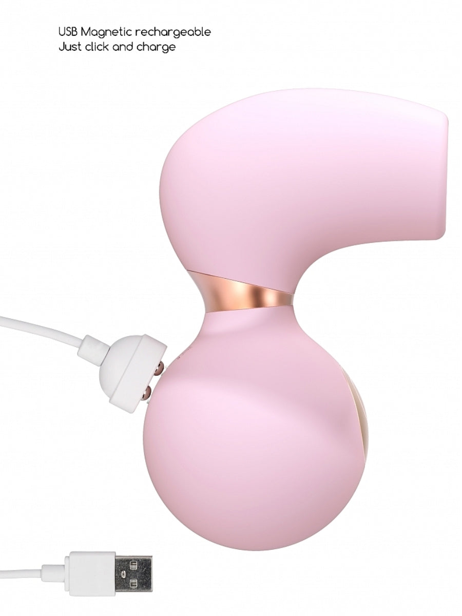 Pink Air Wave Vibrator with Charging Function