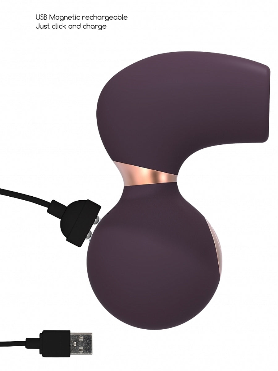 Purple Air Wave Vibrator With Charging Function