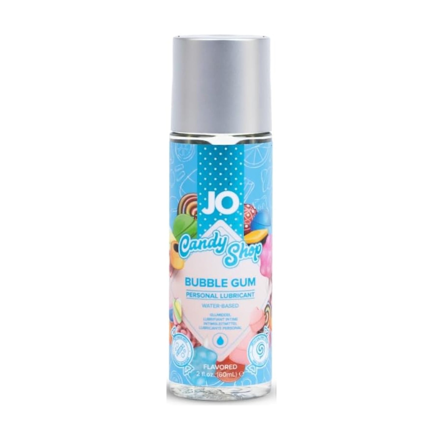 JO Candy Shop Bubble Gum Water-based Lubricant 60ml retail packaging
